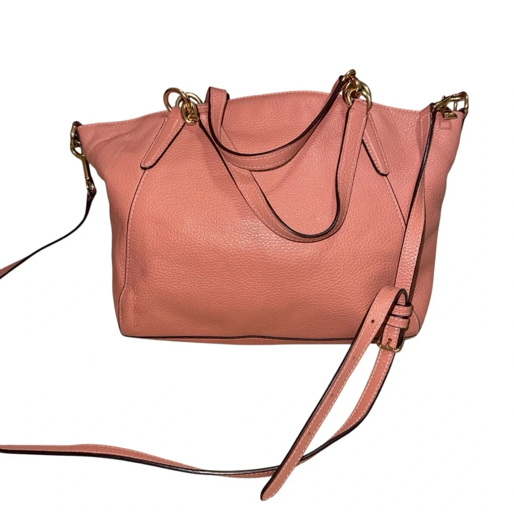 Coach Blush Leather Shoulder Bag - Picture 6 of 13